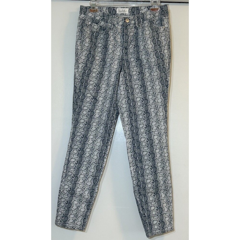 Nicole Miller New York Soho Jeans Snake Print Pants - Size 8
